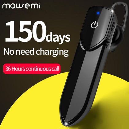 MOUSEMI Bluetooth Earphone With Mic Handsfree Wireless Earphone Headphone Sport Wireless Headphones Bluetooth Headset Microphone