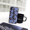 Fashion Leopard Print Phone Cases For Iphone Xs Max Xr X Case For 6S 6 7 8 Plus With Stand Ring Back Cover Luxury 9H Glass Coque