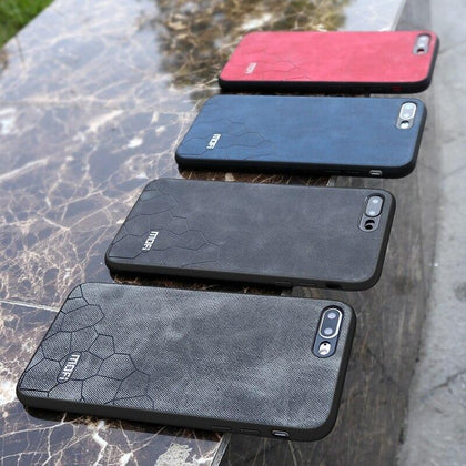 Mofi Luxury PU Leather Original Official Case For iPhone XR X Case For iPhone XS MAX Phone Cover For iPhone 7 8 Plus Matte Back
