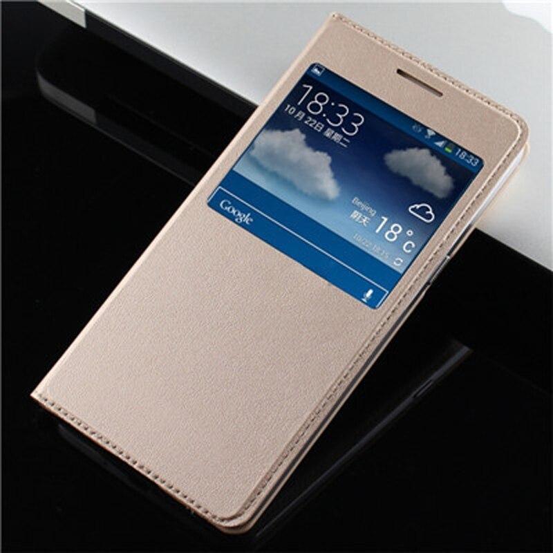 High Quality Window Clear View Flip Leather Case Cover For Samsung Galaxy A5 A500 A3 A300 A7 A700 2015 2017 2016 A8 Plus 2018