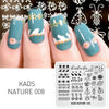 Kads Nail Art Template 36 Designs Chinese Style Ink-Painting Wordart Image Template Nail Stamping Plate Nail Art Stencils