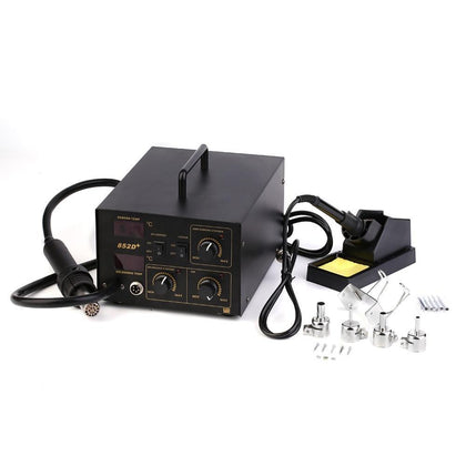 2 In 1 Soldering Rework Stations SMD Hot Air Iron Gun Desoldering Station Welding 852D+ With Quite Operation 110V Ship from USA