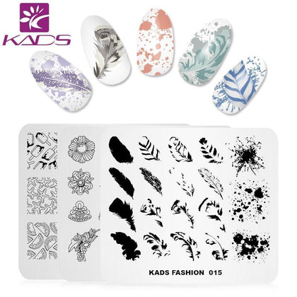 KADS 20 Design Choice 1pc Stamp Plate Chinese Fashion Festival Ocean Sky Travel Nature Style Design DIY Image Manicure Plate