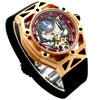 Ouyawei Men Automatic Mechanical Watch Luxury Brand Tourbillon Wristwatch Male Clock Am/Pm Moon Phase Function Relojes Hombre