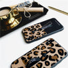 Luxury Phone Case For Iphone X Xs Max Xr Brown Stitching Leopard Print Coque Hidden Bracket Ring For Iphone 6S 6 7 8 Plus Cover