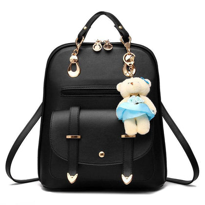 ETONTECK 2018 New Fahion Women Backpack PU Leather School Bags For Teenagers Girls Leisure Backpacks Female Casual Rucksack