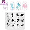 Kads Nail Templates Fashion 029 Splash-Ink Painting Design Image Template Nail Stamp Templates Plate Stamping Nail Art Stencils