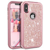 Luxury Hard Case For Iphone Xr Xs X Max Case Glitter Bling Crystal Pc Cover For Iphone 7 6 6S 8 Plus Case Silicone Cute Girls