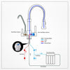 Kitchen Faucets Torneira Para Cozinha De Parede Crane For Kitchen Water Filter Tap Three Ways Sink Mixer Kitchen Faucet Wf-0195