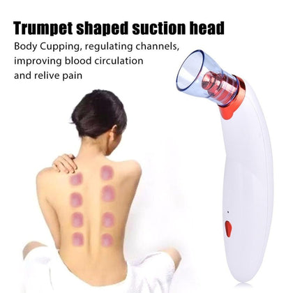 Body Cupping Blackhead Remove Vacuum Suction Face Clean Pore Vacuum Acne Pimple Removal Facial Diamond Dermabrasion Tool Machine