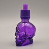 30Ml Skull Bottle 30Ml Frosted Black Skull Shape Glass Dropper Bottle With Child Proof