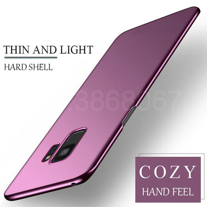 MooPok Luxury Phone Case For Samsung Galaxy S9 S9Plus S8 S8Plus S7 S6 Edge Cover Matte Hard Ultra Thin PC Plastic Phone Bag Case