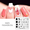 Kads Nail Art Template 36 Designs Chinese Style Ink-Painting Wordart Image Template Nail Stamping Plate Nail Art Stencils