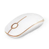 Jelly Comb Ultra Slim Portable Optical Mice Quiet Click Silent Mouse 2.4G Wireless Mouse For Pc Laptop Notebook Windows Mac Os