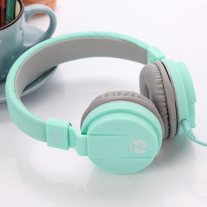 Fashion Cute Earphones headphone headset Candy Color Children Foldable Earphone with Microphone For Xiaomi Mp3 Smartphone Girls