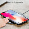 Luxury Magnetic Adsorption Case For Iphone X 8 7 Plus Tempered Glass Back Built-In Magnet Case For Iphone 7 8 Metal Bumper Cover