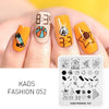 Kads Nail Art Template 36 Designs Chinese Style Ink-Painting Wordart Image Template Nail Stamping Plate Nail Art Stencils