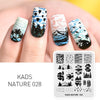 Kads Nail Art Template 36 Designs Chinese Style Ink-Painting Wordart Image Template Nail Stamping Plate Nail Art Stencils