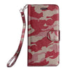 For Apple Iphone 7 6 6S Plus 5 Cover Luxury Fashion Army Camo Camouflage Leather Flip Case For Samsung Galaxy S8 S6 S7 Edge Case