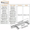 Probrico 30Pcs Cabinet T Bar Handle Diameter 12Mm Cc 50Mm~320Mm Stainless Steel Furniture Drawer Knob Kitchen Cupboard Door Pull