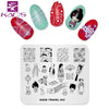 Kads 20 Design Choice 1Pc Stamp Plate Chinese Fashion Festival Ocean Sky Travel Nature Style Design Diy Image Manicure Plate