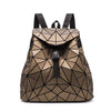 Diomo 2018 Irregular Geometric Triangle Sequin Backpack Women Bagpack Fashion Female Backpacks For Girls Rugzak Back Pack