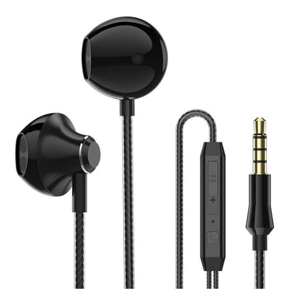 PTM D31 Bass Earphone 3.5mm Wired Sport Headphones with Microphone Headset for Apple Iphone Xiaomi Samsung Ear Phones MP3 Mp4