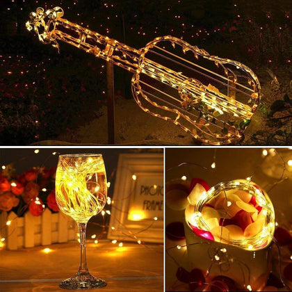 Led Strip light DC5V AA Battery CR2032 USB Powered 10m String Lights Holiday Ligting Christmas New Year Party Wedding Decoration