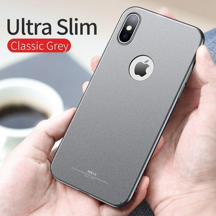 Msvii Case For iPhone 8 7 6 6s Plus X 10 Ultra Slim Matte Cover Case For iPhone XS XR Xs Max Plastic Back Coque Fundas