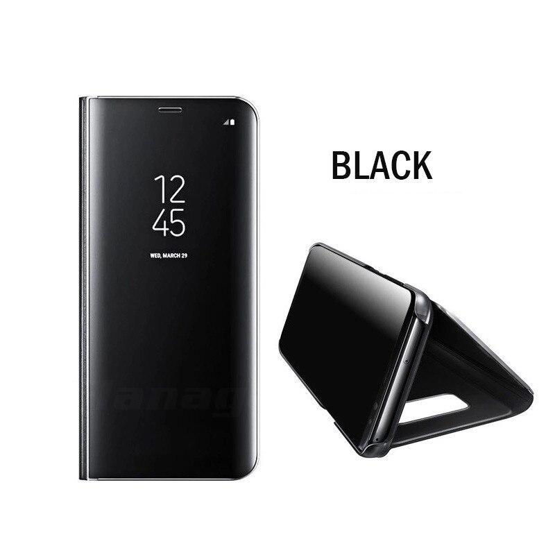 Smart Mirror Flip Phone Case For Samsung Galaxy S9 S8 S7 S6 Edge Plus Clear View Cover For Samsung Galaxy Note 9 8 5 4 3 Case