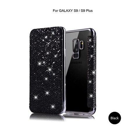 For Samsung Galaxy S10 Case Luxury Bling Glitter Flip Leather Case For Samsung Galaxy S8 S9 S10 Plus E Note 8 Wallet Card Holder