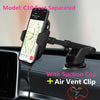 10W Qi Car Wireless Charger For Iphone Xs X Samsung S10 S9 Xiaomi Mi Automatic Clamping Fast Wireless Charging Car Phone Holder