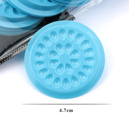 Wholesale Glue Gasket Eyelash glue holder Adhesive Pallet Eyelash Extension glue pads stand on eyelash plastic glue holder