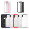 Hybrid Hard Pc Soft Bumper Frame Case For Iphone 7 8 Plus Xs Max Xr X Jelly Edge Clear Back Camera Protective Airbag Coque Cases