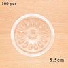 Plastic Glue Gasket Flower Shape Pad False Eyelash Extension Glue Holder Pallets For Eyelashes Extension Adhesive Pallet Tools