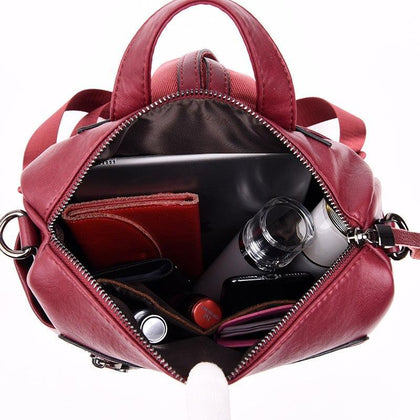 2019 Designer Backpacks Women Leather Backpacks Female School BagS  for Teenager Girls  Travel Back Bag Retro Bagpack Sac a Dos