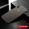 Ihaitun Luxury 0.4Mm Phone Case For Iphone Xs Max Xr X Cases Ultra Thin Slim Transparent Back Cover For Iphone X 10 7 8 Plus Ful