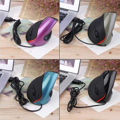 Hot Sale 5D wired Optical Gaming Mouse High Quality 2400DPI 2.4GH Vertical Ergonomic Upright Vertical mouse For Desktop & Laptop