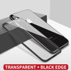 Ihaitun Glossy Glass Case For Iphone X Xs Max Xr Cases Ultra Thin Transparent Back Cover Case For Iphone 7 8 Plus Slim Soft Edge
