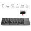 Portable Folding Bluetooth Wireless Keyboard Russian Rechargeable Foldable Touchpad Keypad For Ios Android Windows Ipad Tablet
