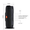 M&J Portable Wireless Bluetooth Speaker Stereo Big Power 10W System Tf Fm Radio Music Subwoofer Column Speakers For Computer