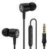 Original Ptm D1 In-Ear Earphone Zinc Alloy Headset Bass Sound Earbuds Sport Earphones With Mic For Phone Xiaomi Iphone Samsung