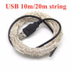 100/200/300 Leds 8 Mode Led Strip Leds Solar String Lights Fairy Holiday Christmas Party Garlands Solar Garden Waterproof Lights