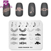 Kads 23 Design Halloween Flower Nail Stamping Plates Nail Printing Stamping Template Nail Art Stencils For Manicure Print Nails
