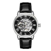 Orkina Male Mechanical Hand-Wind Skeleton Wristwatch Luminous Hands Watch For Men