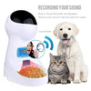 Nicrew Pet-U 3L Automatic Pet Food Feeder Voice Recording / Lcd Screen Bowl For Medium Small Dog Cat Dispensers 4 Times One Day