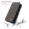 Luxury Silk Fabric Leather Wallet Case For Iphone 6 6S 7 8 Plus Iphone X Cover Book Stand Card Holder Flip Coque Funda Business