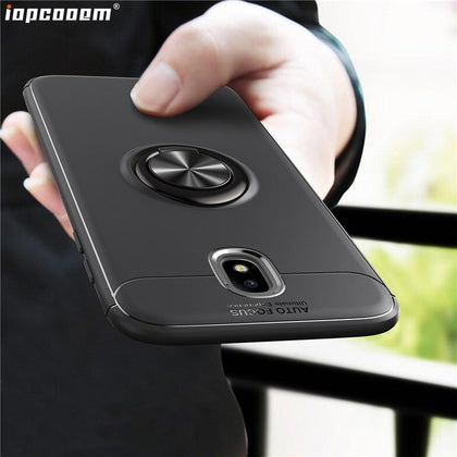 For Samsung Galaxy J3 J5 J7 2017 Pro Case With finger ring Magnetism Holder Phone Back Cover For Galaxy J330 J530 J730 coque