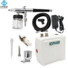 Ophi Cake Tools 0.3Mm Dual Action Airbrush Kit With Air Compressor For Art Hobby Paint Cake Decoration Kits _Ac003+Ac005+Ac011