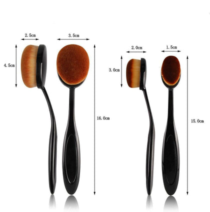 1Pc Makeup Brush Toothbrush Big Size 16cm soft Makeup Brushes Foundation Oval Brushes Professional Make Up Tools